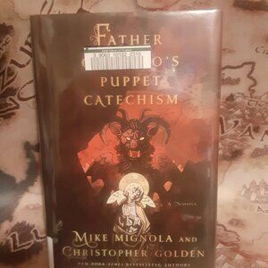 Father Gaetano's Puppet Catechism exlibrary hardcover Mike Mignola, Chris Golden